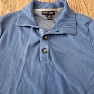 Banana Republic Luxury Blend Blue Cotton Cashmere Cardigan Sweater Small Button